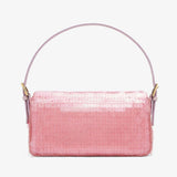 BAGUETTE 1997 Pink Satin Bag With Sequins