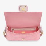 BAGUETTE 1997 Pink Satin Bag With Sequins