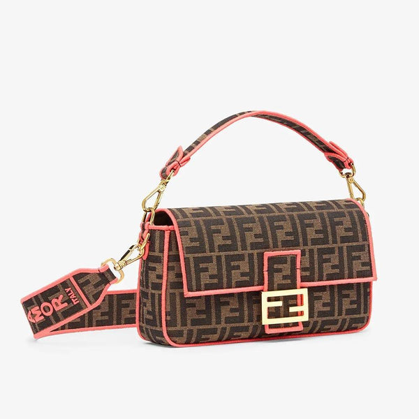 BAGUETTE Fendi Roma/Amor Fabric Bag