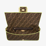 BAGUETTE LARGE Fendi Roma/Amor Fabric Bag