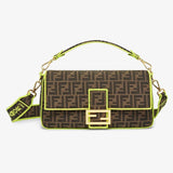 BAGUETTE LARGE Fendi Roma/Amor Fabric Bag