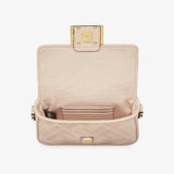 BAGUETTE Pink FF Canvas Bag