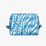 BEAUTY POUCH SMALL Light Blue Canvas Toiletry Case