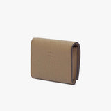 BUSINESS CARD HOLDER Beige Leather Business Card Holder