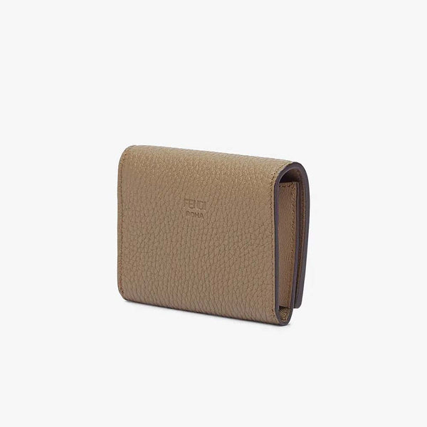 BUSINESS CARD HOLDER Beige Leather Business Card Holder