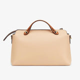 BY THE WAY MEDIUM Beige Leather Boston Bag