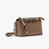 BY THE WAY MINI Small Brown Leather Boston Bag