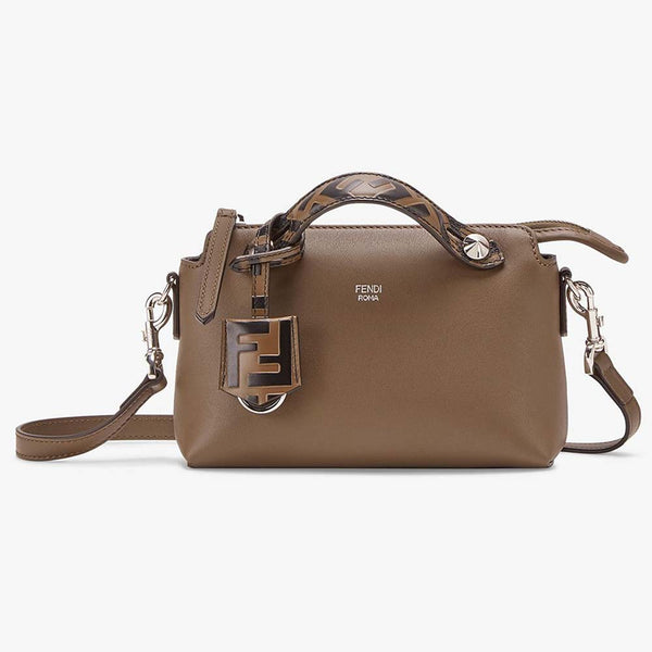 BY THE WAY MINI Small Brown Leather Boston Bag