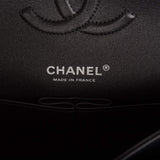 Chanel Medium Classic Double Flap Bag SO Black Lambskin Quilted Black Hardware