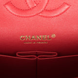 Chanel Medium Classic Double Flap Bag Red Lambskin Light Gold Hardware