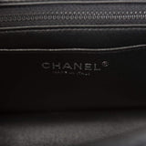 Chanel Black Quilted Lambskin Rectangular Mini Classic Flap Bag Silver Hardware